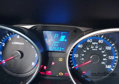 2010 Hyundai Tucson Gls from USA, damaged, VIN KM8JUCAC3AU021661